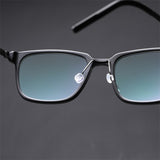 Titanium Glasses Frame Men 1231 Denmark Titanium No Screw Korea Glasses Frames Optical Ultra-light Business Men's Reading Glasse