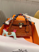 M-Handbag Hermès 20cm Women's Handbags Purses Small Tote Shoulder Bag Top Handle Satchel Bag for Work