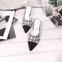 S-shoe Women's Chunky Thick Slippers-Summer Sandals Peep Toe Slip On Casual Shoes