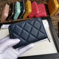 A-accessories NO.69271 7.5-11.5-2.5cm Small Wallet for Women PU Leather Leaf Pendant Card Holder Organizer Zipper Coin Purse