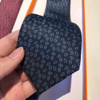 A-accessories Hermès Gingham Plaid Ties for Mens Polka Pin Dots Smooth Formal Patterned Suit Neckties