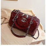 L-package 25-16-10cm Women Top Handle Satchel Handbags Shoulder Bag Tote Purse