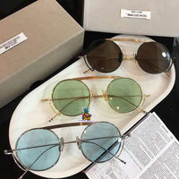 S-sunglasses New Unisex Sunglasses  Round Frame Gold master craftsmanship for Thom Browne TBS111