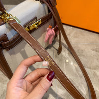 M-Handbag Hermès 28-23cm Womens Soft Leather Purses and Handbags Crossbody Bags Multifunctional Shoulder Bag Satchels for Women