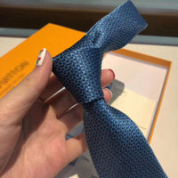 A-accessories Louis Vuitton Men's Cotton Solid Stripe Skinny Tie Slim Necktie For Wedding Party