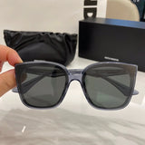 S-sunglasses Oversized Black Flatba Frame Polarized Sunglasses For Burty Men's Driving Camping Hiking Fishing Classic Sun Glasses Outdoor Sports UV400 Cycling Black Zeiss Lenses With 99.9% UV Protection Eyewear