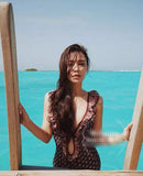 D-clothing Zimmermann Women's One Piece Swimsuits Tummy Control Swimwear Slimming Bathing Suits for Women Backless V Neck Swimsuit