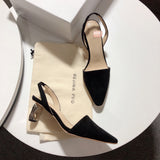 S-shoe R.E.J.I.N.A P.Y.O Women Casual Cusp Toe High Heeled Pumps Ankle Strap Shoes
