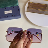 S-sunglasses gucci Mens Polarized Sunglasses Half-rim Sports Sun Glasses For GG3328 Half-Rimmed Sunglasses Matching Pendant For Women Retro Sun glasses Semi-Rimless Square Eyewear