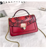 L-package 22-14-8cm Handbags for Women,Women's Shoulder Bags PU Leather Stripe Handbags Top-Handle Purse For Ladies