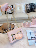 M-Handbag D.G Women Evening Envelope Handbag Party Prom Clutch Purse Shoulder Cross Body Bag 21-14cm