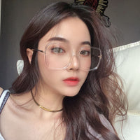S-sunglasses Dior Anti Blue Light Square Frame Glasses Anti Computer Glasses For sostellaire Blocking Eyeglasses Women Optical Glasses Female Computer Glasses Oversized Optical Eye Glasses Blue Light Blocking Frame Eyeglasses