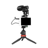 E-Electronic Boya By-Bm3011 Broadcast Microphone With Windshield For Smartphones Cameras Camcorders Audio Recorders PCs