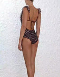 D-clothing Zimmermann Women's One Piece Swimsuits Tummy Control Swimwear Slimming Bathing Suits for Women Backless V Neck Swimsuit