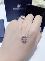 J-jewelry SWAROVSKI Jewelry Womens Queen Crown Pendant Necklace Gold/Platinum Plated