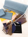 S-sunglasses F.O.R A.R.T‘S S.A.K.E BURTON Classic Aviator Mirrored Flat Lens Sunglasses Metal Frame 63-12-145
