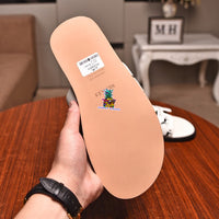S-shoe H.e.r.m.e.s Spring Summer Style Women Shoes Large Size Line-styled Open Toe Block Sandals Women's Printing Sandals Beach Shoe Slippers Summer Soft Footwear Female Water Shoes Slides Outdoor Rubber Flat