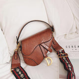 P-package Saddle Shoulder Bag for Women Fashion Small Top Handle Handbag Crossbody Handbag Purse