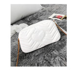 L-package GC Marment Style ‎448065 matelassé Mini Bag PU Leahter Elegant Quilted Shoulder Bag Stylish Crossbody Bag Square Tote Bag
