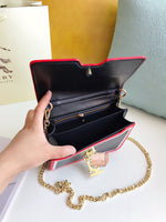 M-Handbag Burberry 21-16cm Women Small Vintage Satchel Crossbody Bag PU Leather Saddle Shoulder Purse Handbag