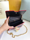 M-Handbag Burberry 21-16cm Women Small Vintage Satchel Crossbody Bag PU Leather Saddle Shoulder Purse Handbag