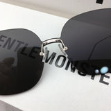 S-sunglasses New GM Rounded Metal Frame Unisex Stylish Square Eyeglasses Glasses Clear Lens Women Men Eyewear FOR MODMO