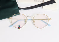 S-sunglasses gucci Retro Round Frame Anti-blue Radiation Glasses For GG0904 Ultralight Men Women Fashion Blue Light Blocking Glasses Eyewear Students Anti Blue Light Oversized Glasses Computer Women Blue Blocking Gaming Eyeglasses Alloy Frame