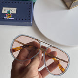 S-sunglasses gucci Pilot Metal Classic Sunglasses For GG0904S Frame Sunglasses Men Metal Driving Luxury Shades UV400 Pilot Sunglasses Polarized Sun glasses Men And Women Mirror  Lens Anti-glare Driving Eyewear