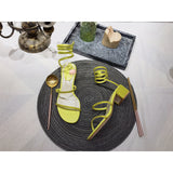 S-shoe R.e.n.e C.a.o.v.i.l.l.a Womens Chunky Block Low Mid Heel Lace Up Strappy Sandal Faux Suede Shoes