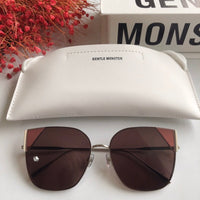 S-sunglasses New Gentle Monster LALA Men Women Aviator Metal Mirror UV 400 Lens Protection