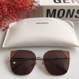 S-sunglasses New Gentle Monster LALA Men Women Aviator Metal Mirror UV 400 Lens Protection