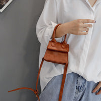 L-package Fashion Classic Mini Crossbody Bags Top Handle Clutch Handbags Square Leather Shoulder Handbag For Women's