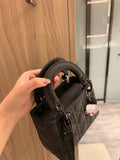 M-Handbag Dior 18cm Purses and Handbags for Women Top Handle Satchel Shoulder Bags for Ladies