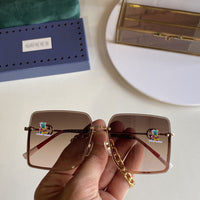 S-sunglasses gucci Mens Polarized Sunglasses Half-rim Sports Sun Glasses For GG3328 Half-Rimmed Sunglasses Matching Pendant For Women Retro Sun glasses Semi-Rimless Square Eyewear