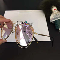 S-sunglasses Dior Flat Top Oversized Sunglasses Women Men Fashion Designer for stellairerrr