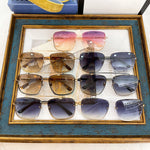 S-sunglasses GUCCI Fashion Square Sunglasses Metal Frame Women Oversize Glasses For GG0897S Men Eyewear Frame Big New Design Men Women Fashion Sunglasses UV400 Korean Spectacles Sunglasses Men's Square Sun Glasses Multi Color Options Shades For Man