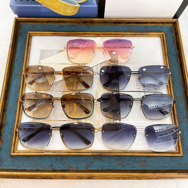 S-sunglasses GUCCI Fashion Square Sunglasses Metal Frame Women Oversize Glasses For GG0897S Men Eyewear Frame Big New Design Men Women Fashion Sunglasses UV400 Korean Spectacles Sunglasses Men's Square Sun Glasses Multi Color Options Shades For Man