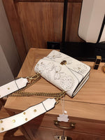 M-Handbag M.K 22-15cm Women Bag Floral Embroidery Crossbody Wallet Bag Mini Phone Purse