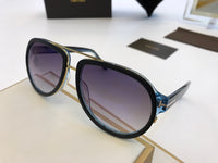 Tom Man fordd- tf FT0779 Sunglasses for men women 2021 futuristic pilot sun glasses leopard Black vintage
