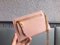 A-accessories MIU MIU NO.5MF001 15.5X10.5cm Envelope Style Leather Case Front Pocket Wallet Super Thin Fashion Card Holder With ID Card Slots