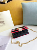 M-Handbag Burberry 21-16cm Women Small Vintage Satchel Crossbody Bag PU Leather Saddle Shoulder Purse Handbag
