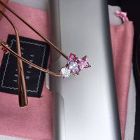 S-sunglasses Fashion Pearl half decorative glasses Non lens frame electronic girl for y.v.m.i.n