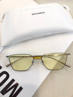 S-sunglasses New GM Rounded Metal Frame Unisex Stylish Square Eyeglasses Glasses Clear Lens Women Men Eyewear FOR KARMA