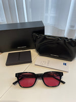 S-sunglasses Ready Stock Korean Style Polarized Retro Driving Anti-UV Square Shades  For Leroy Tinted Rectangular Silhouetted Green Acetate Frame Shades Glass Authentic Sun Protection Sunnies Circular Studs Glasses Men UV400