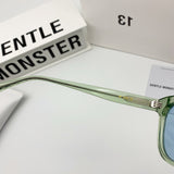 S-sunglasses New Gentle Monster man or Women eyeware Cat Eye Mirrored Flat Lenses Street Fashion Metal Frame Women Sunglasses For W BACK 01