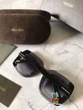 S-sunglasses Mens Sunglasses Mirrored Retro Large Oversized Square Designer Eyewear for T.O.M F.O.R.D TF0580