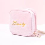 L-package Fashion Lipstick Case with Mirror Lip Balm Holder Portable Lipstick Bag for Outside Travel Cosmetic Pouch Beauty Lipstick Tubes Organizer Gift for Girl Ladies Women