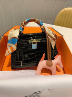 M-Handbag Hermès 20cm Women's Handbags Purses Small Tote Shoulder Bag Top Handle Satchel Bag for Work