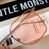 S-sunglasses 2021 Monster Glasses For Reme With White Round Case Women Square Metal Sunglasses Men Retro Small Square Sun Glasses Female Glasses Frame Shades Eyeglass
