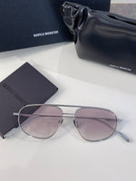 S-sunglasses Korean Women Style Unisex Eyeglasses For Raffles Lens Eyeglass Silver Aviator Frames Optical Computer Eyewear Protection Radiation Protection Light Sunlight Blocking Optical Titanium Metal Stainless-steel Screws